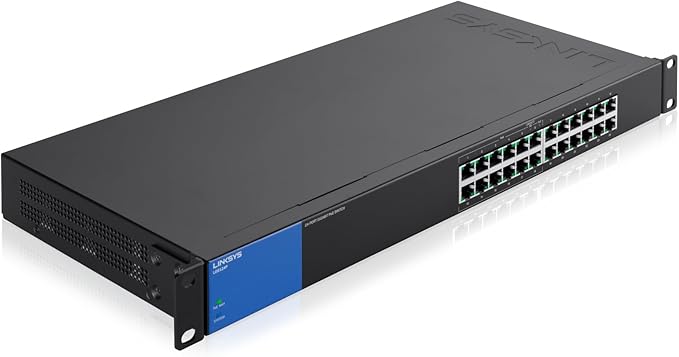 Linksys LGS124P Business PoE+ Gigabit Unmanaged Switch 120W - eBuy UAE